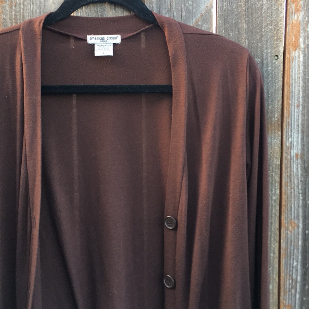 • [american dream] brown cardigan •